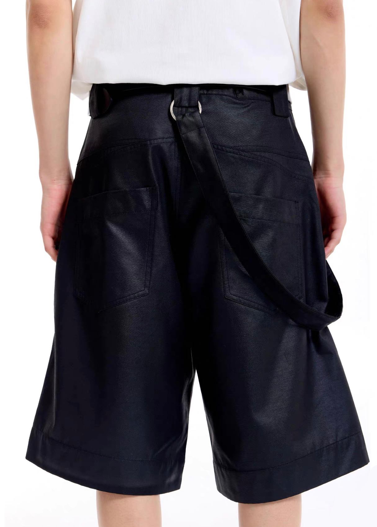 Black Cargo Shorts